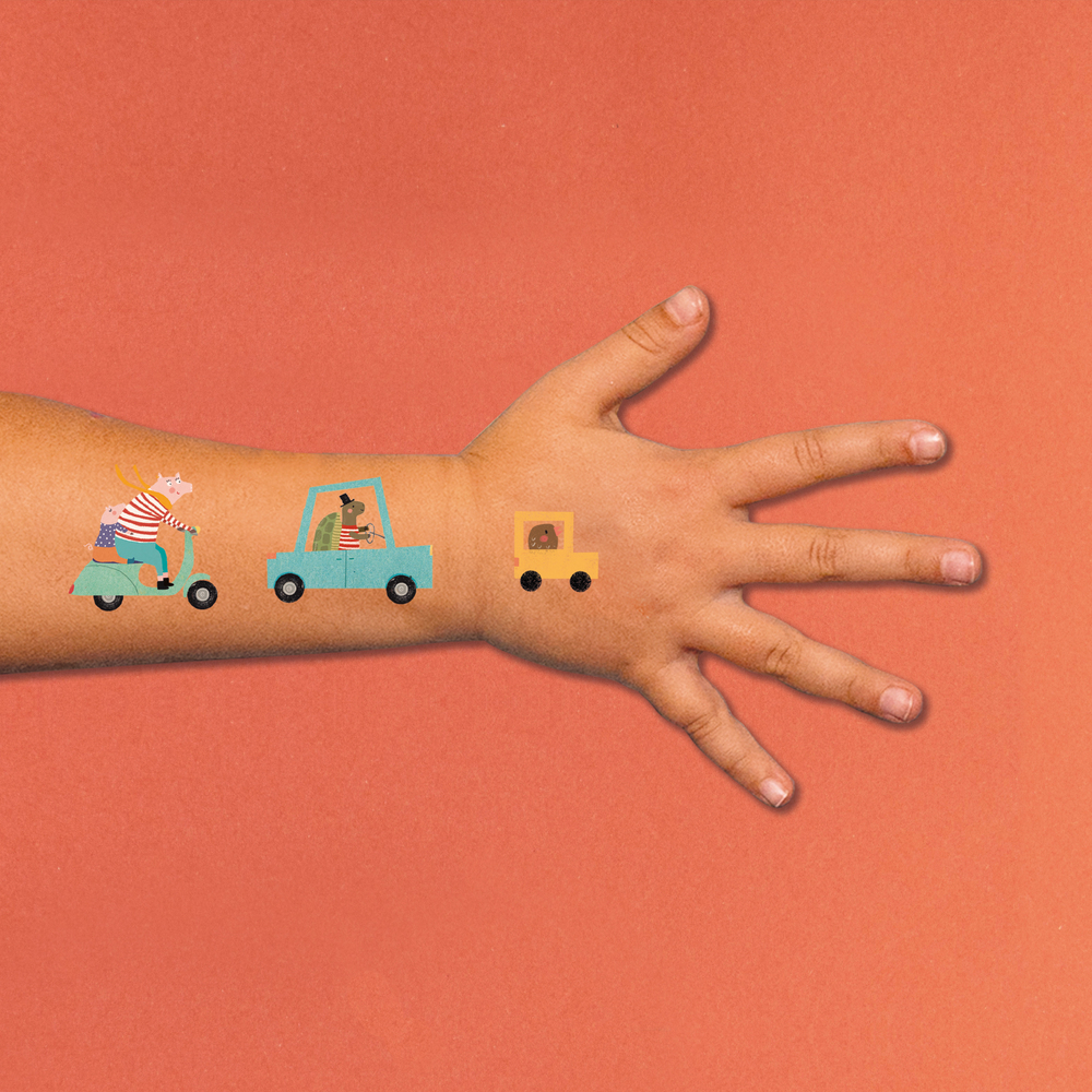 西班牙Londji 嗶嗶車紋身貼紙