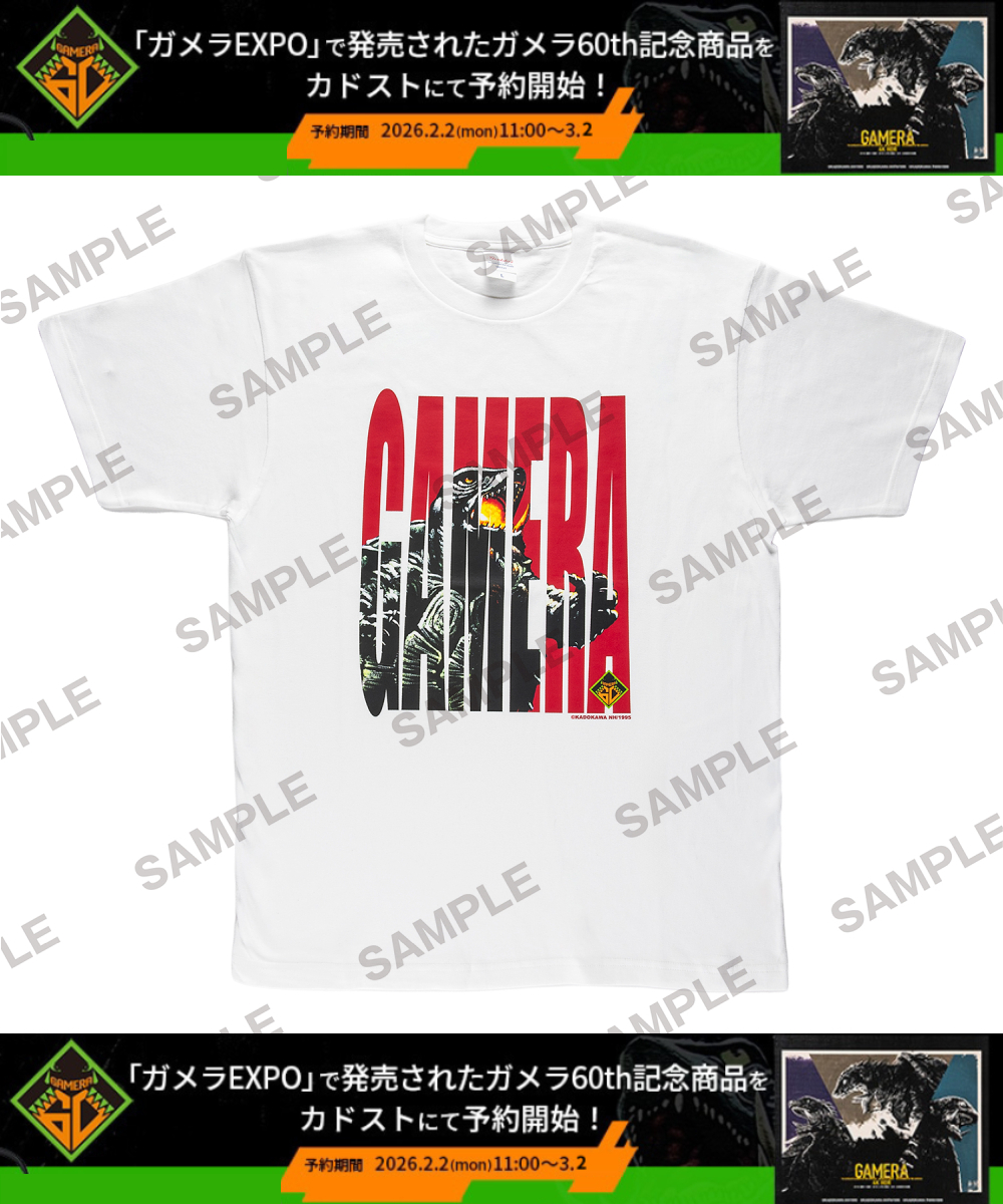 預購-卡美拉 60th紀念 T恤　WHITE【日本進口精品】