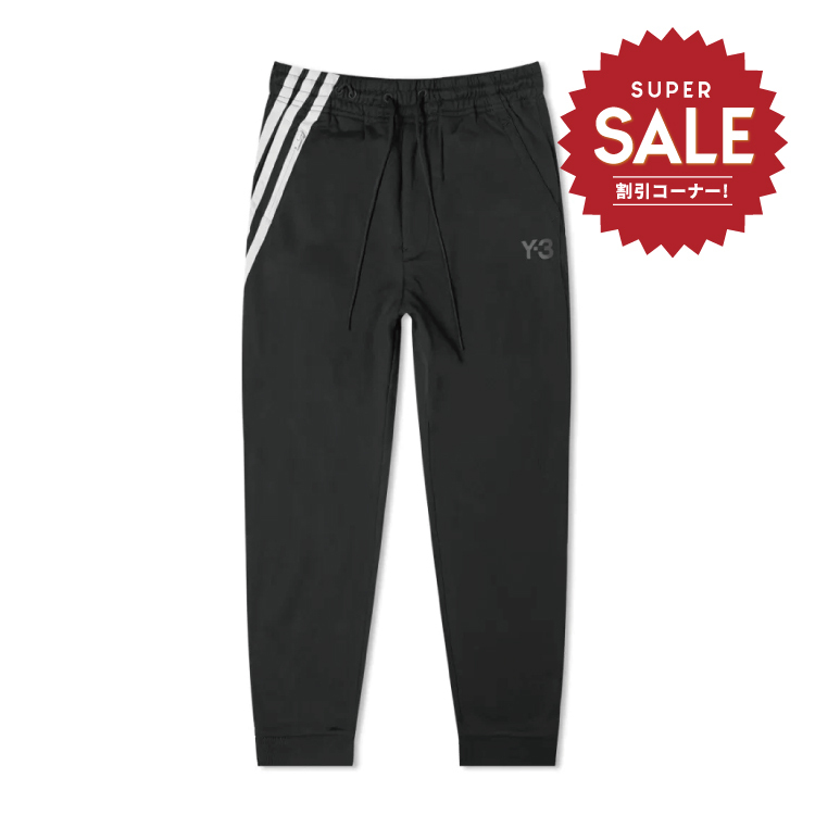【 Y-3 M 3STP CFF PNT 三線棉褲 - 黑 】