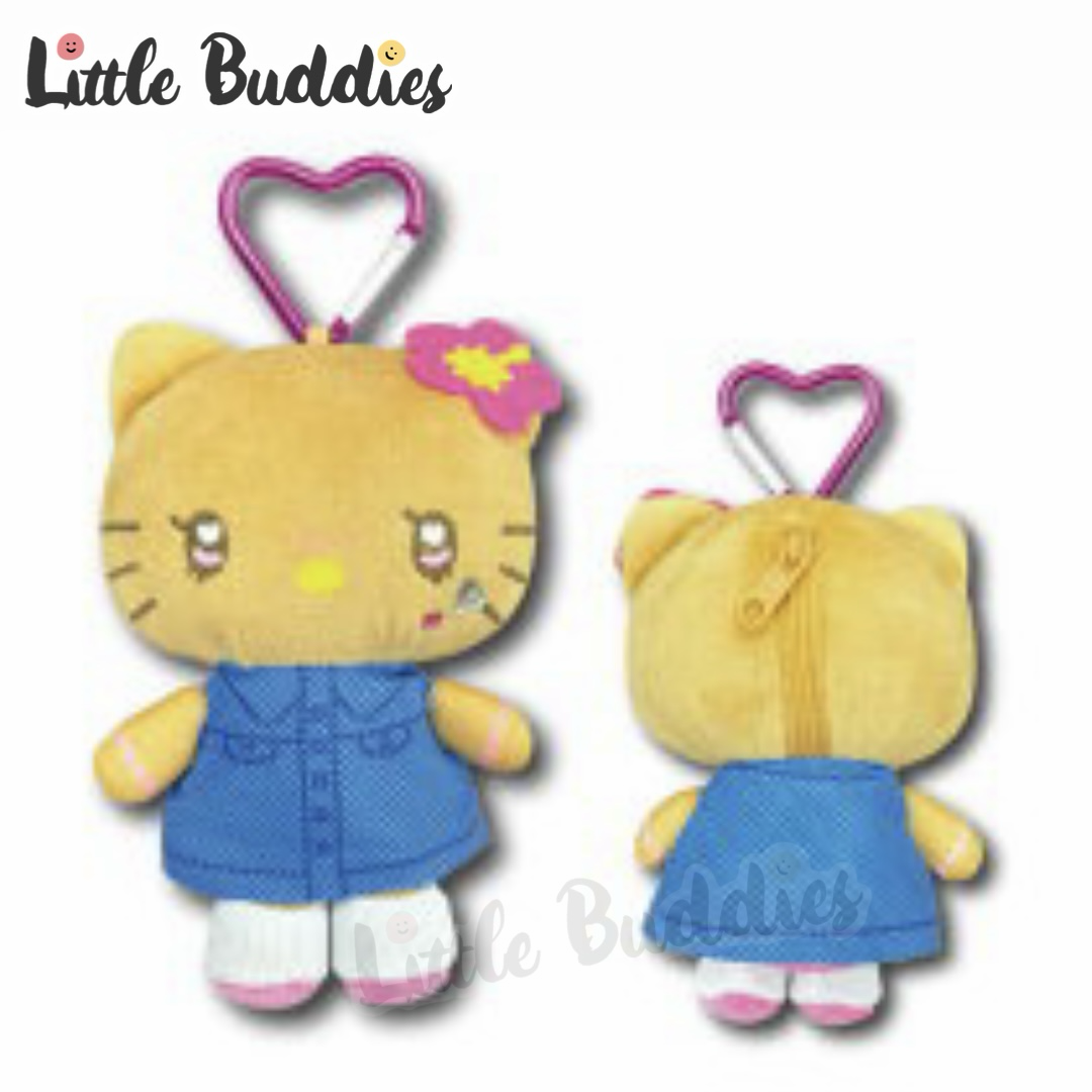 日本 Sanrio Hello Kitty 平成辣妹系列 - 公仔包包匙扣