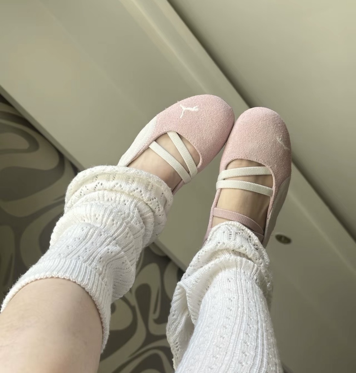 PUMA 休閒鞋SPEEDCAT BALLET SD Wns  粉 復古 芭蕾舞鞋 女 40128701