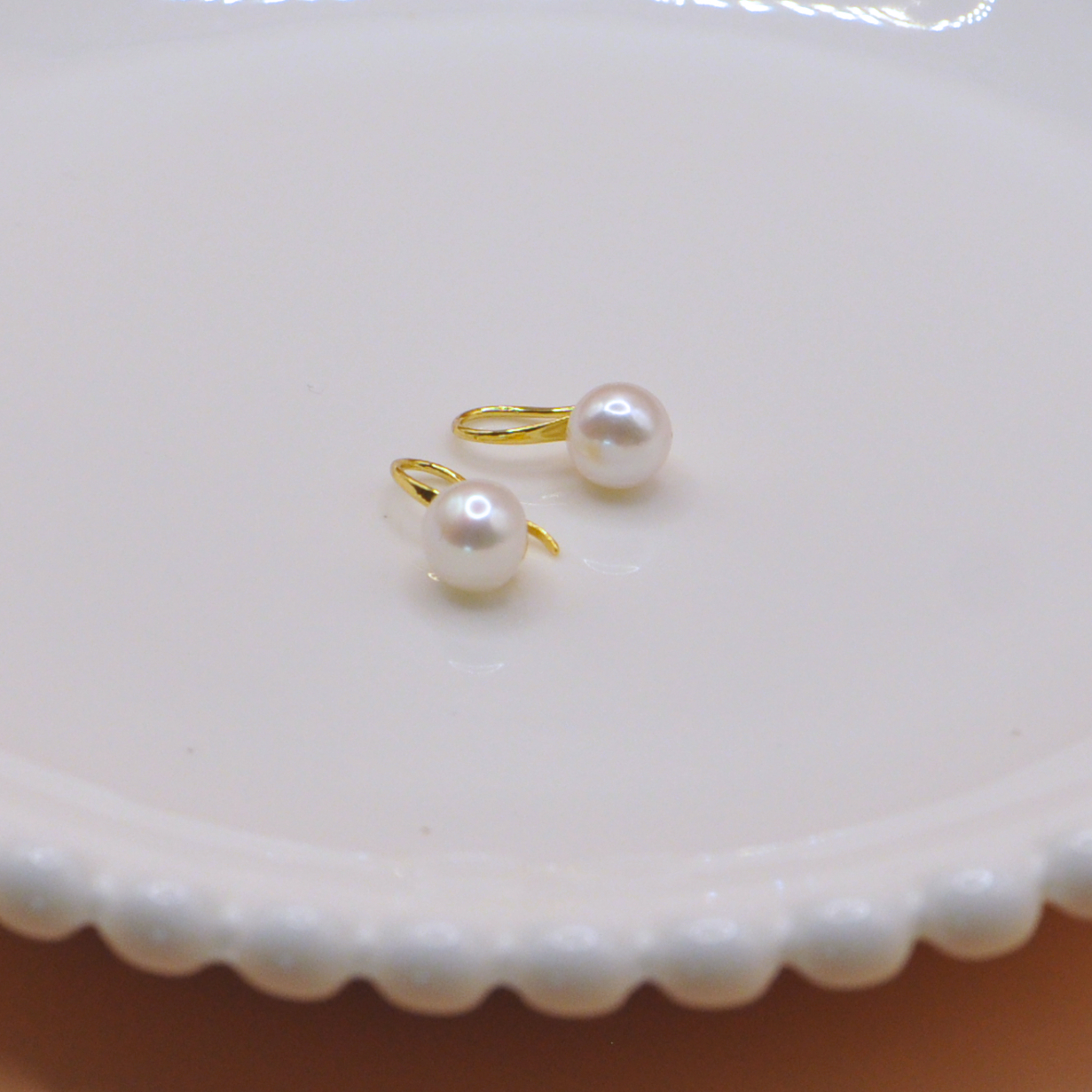 Simplicity Freshwater Pearl｜淡水珍珠高跟鞋耳鉤