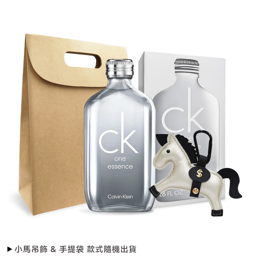 Calvin Klein CK ONE 馬上有錢限定禮[中性香精(50ml)+小馬吊飾]附手提袋-公司貨