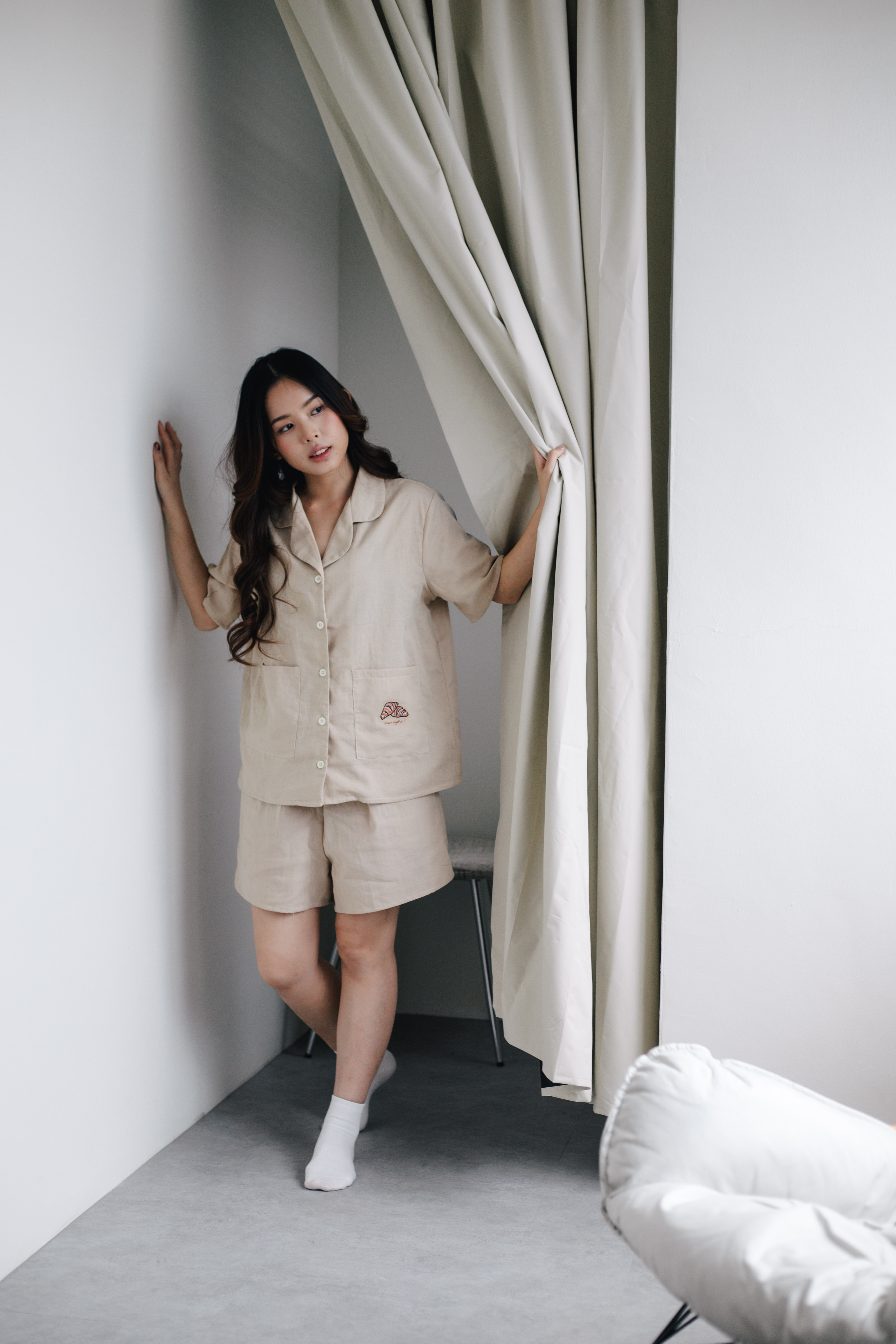 Butter Croissant Lounge Set Beige (Women) -2648SSBEI