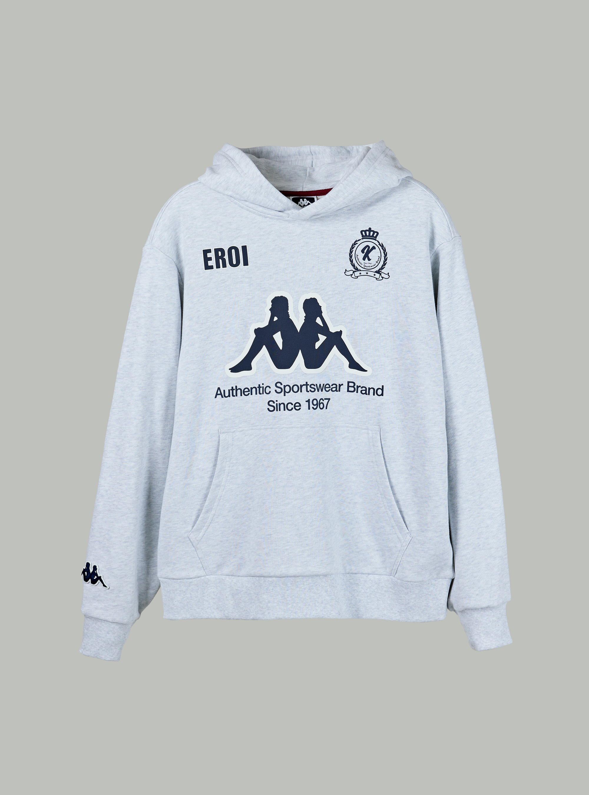 男女適穿 大Logo純棉連帽上衣