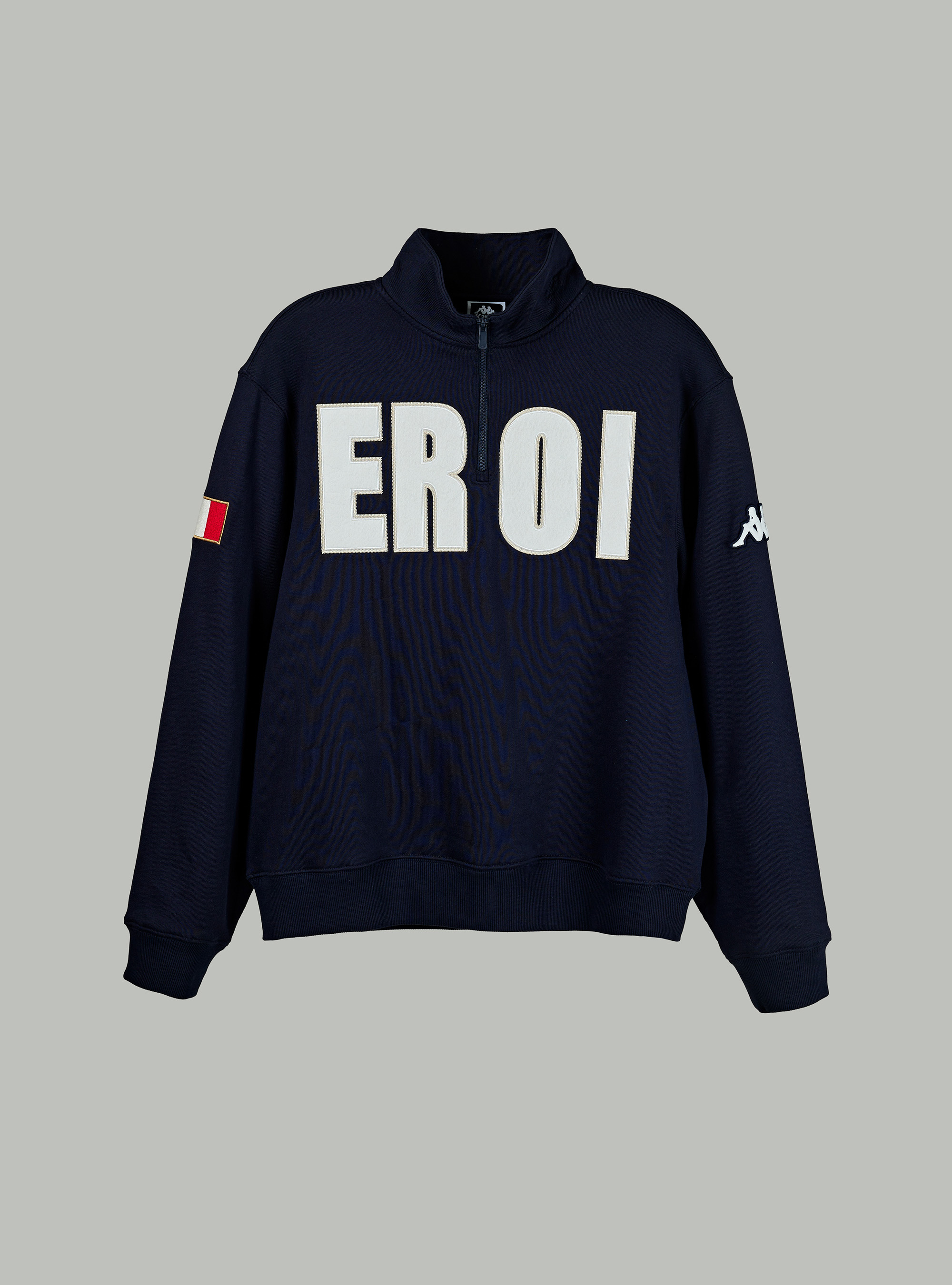 男女適穿 半開襟拉鍊休閒上衣