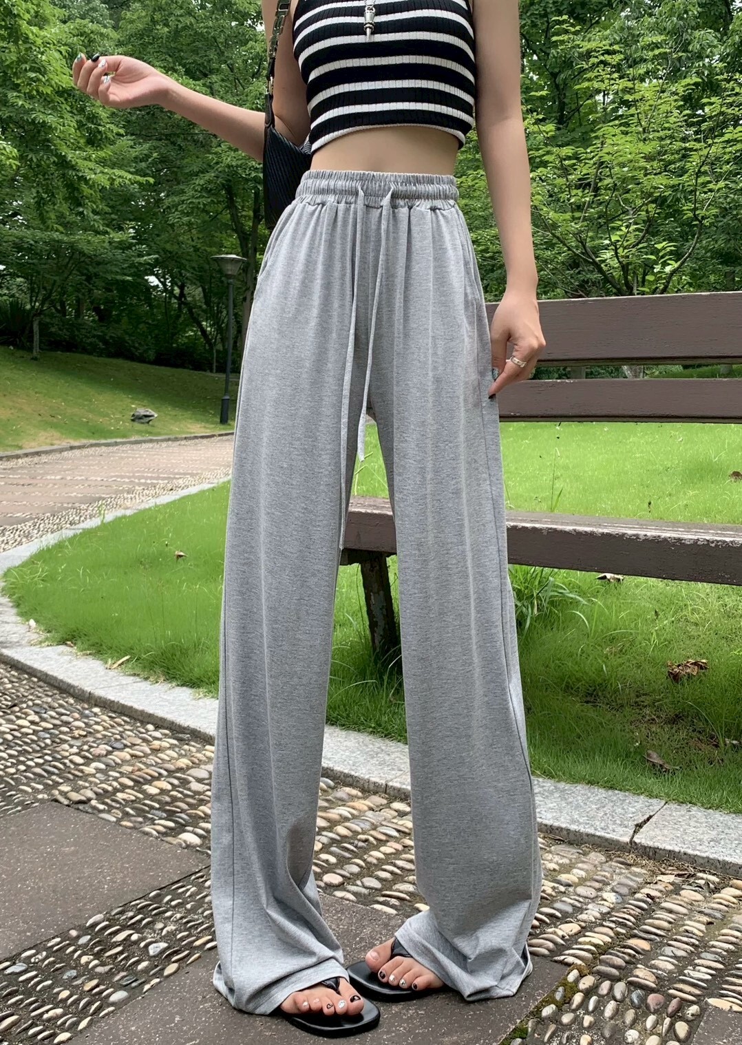 極度親膚冰肌垂感寬褲