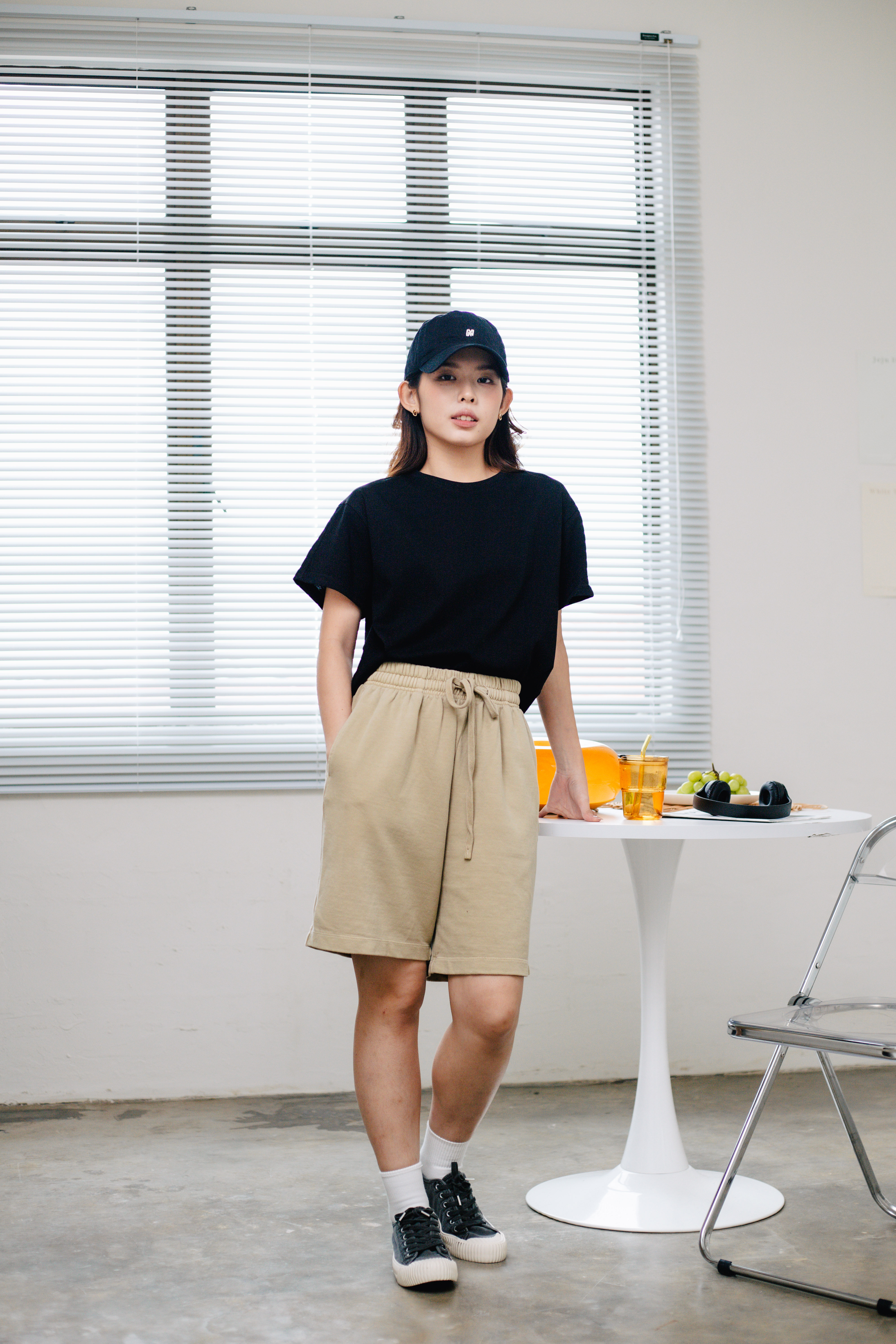Dannie Sweat Short Khaki (Unisex) -2646PSKHA