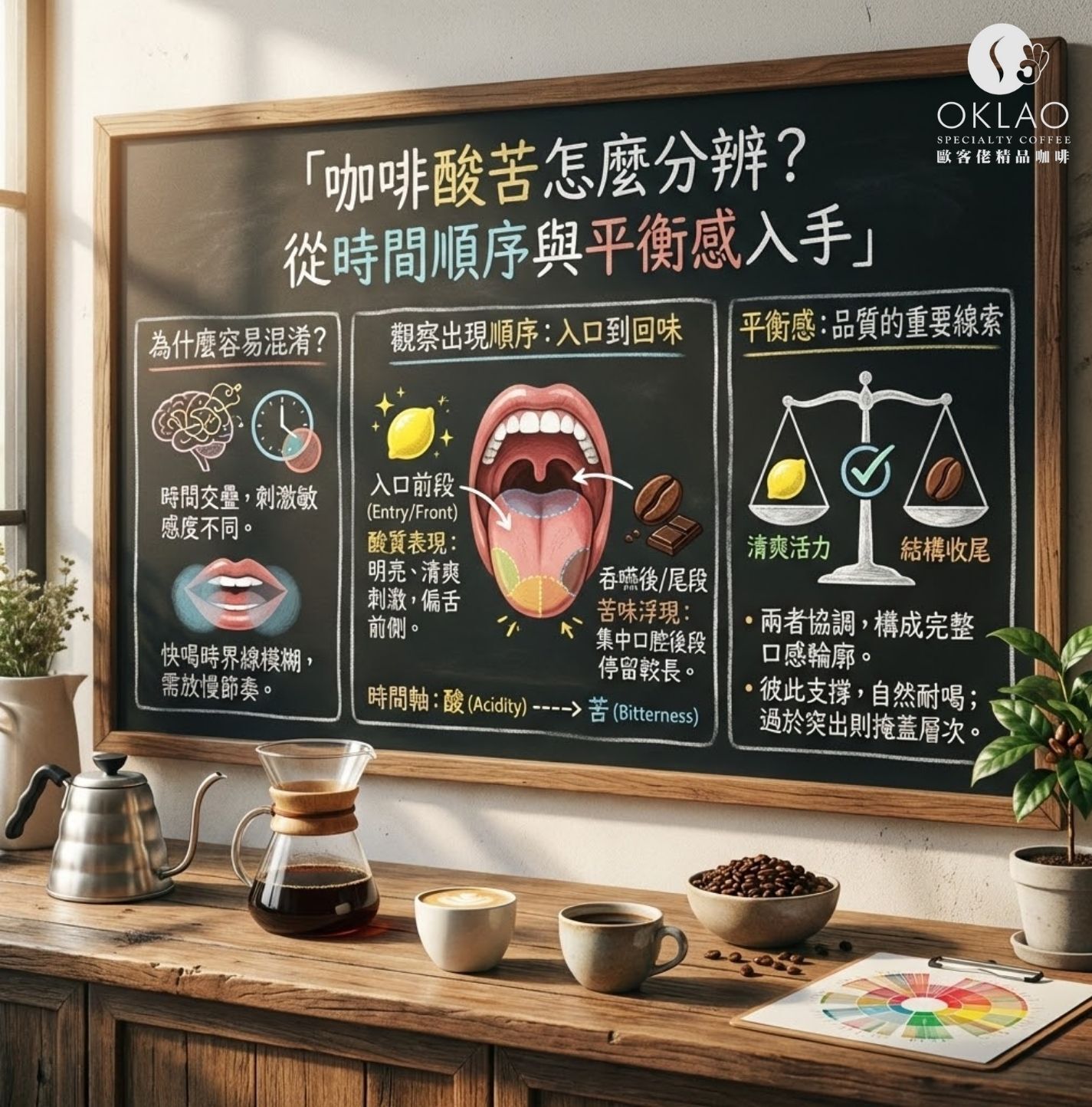 咖啡品飲 咖啡品飲方式 咖啡風味 咖啡怎麼喝 咖啡品飲技巧 咖啡品飲流程 咖啡香氣怎麼聞 咖啡酸苦怎麼分辨 咖啡品飲新手 咖啡風味描述 歐客佬咖啡 咖啡風味輪