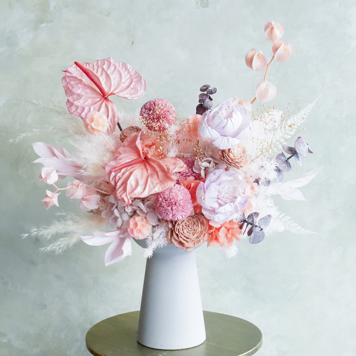 新春盆花賀禮,開幕盆花粉色,粉色新春盆花封面