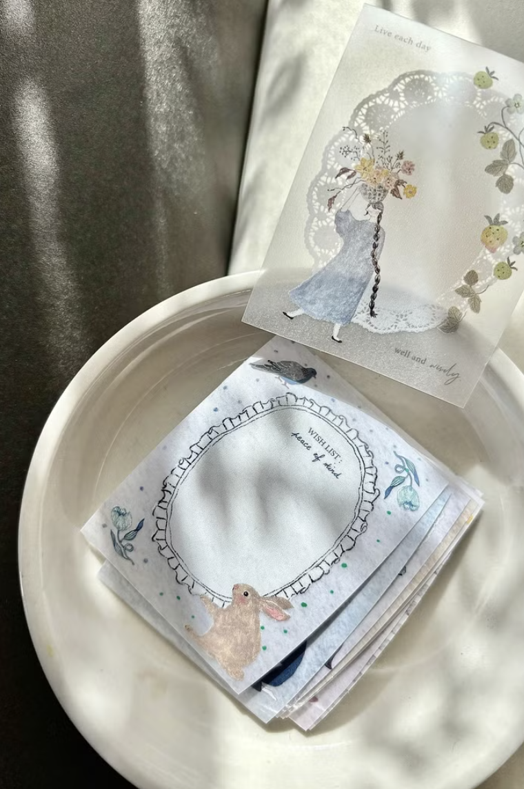 Pion | 森の詩 描圖紙付箋膠帶