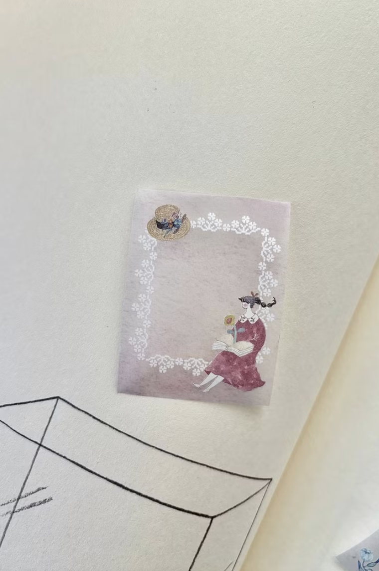 Pion | 森の詩 描圖紙付箋膠帶