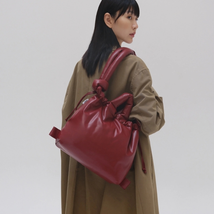 西班牙 OLEND 空氣蓬蓬四用包 ONA Vegan Leather  櫻桃紅