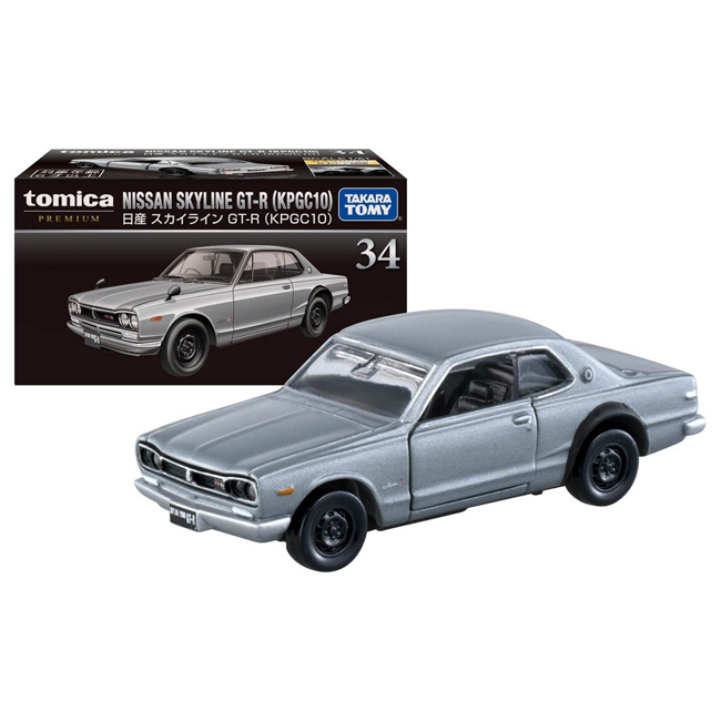 TOM-2ND Tomica-Premium No. 34 Nissan Skyline GT-R KPGC10