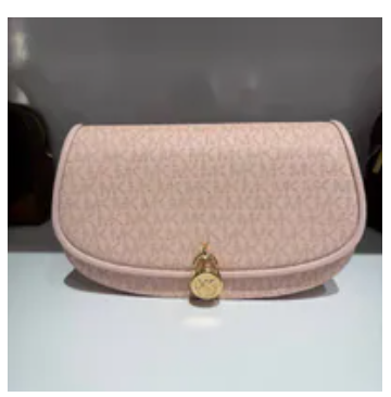 [S] MICHAEL KORS POWDER BLUSH 35T5GIMM8V MILA MD EW SLING MSGR, 197853708259 (SMK1353)