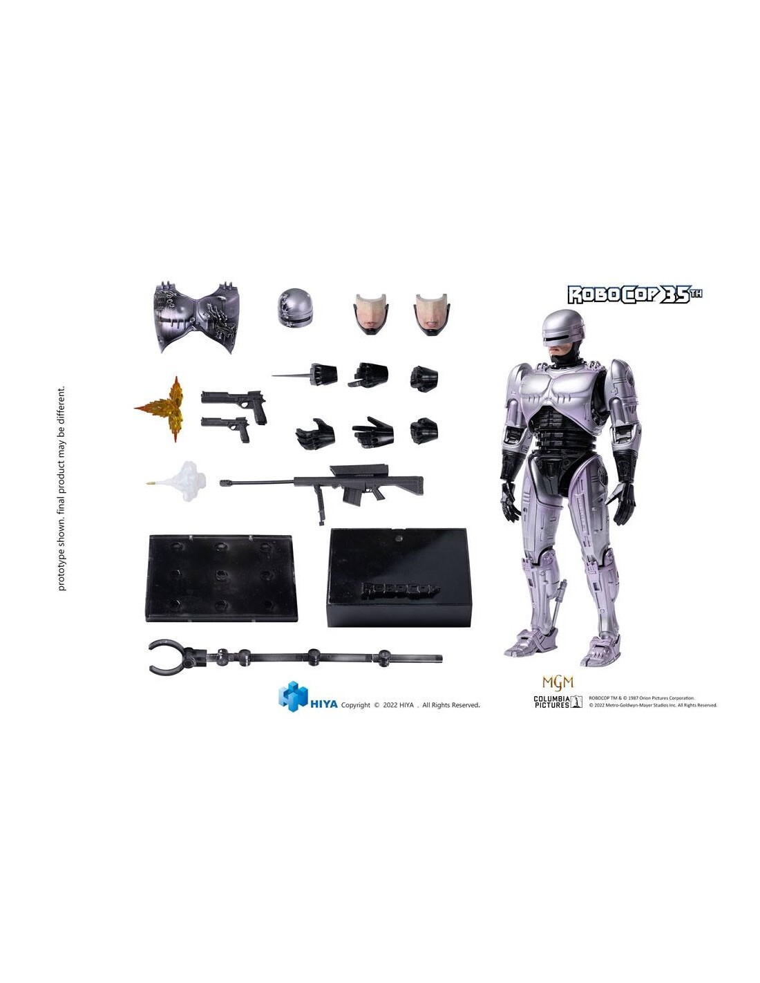 HIYA 代理版 可動 1/12 機器戰警1 機器戰警16.5cm