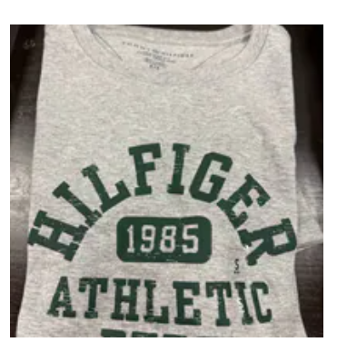 [S] TOMMY HILFIGER GREY CREST LOGO TSHIRT, XM05718-020 (STH1542)