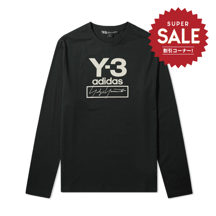 【 Y-3 M STKD SS T LOGO 長袖TEE - 黑 】