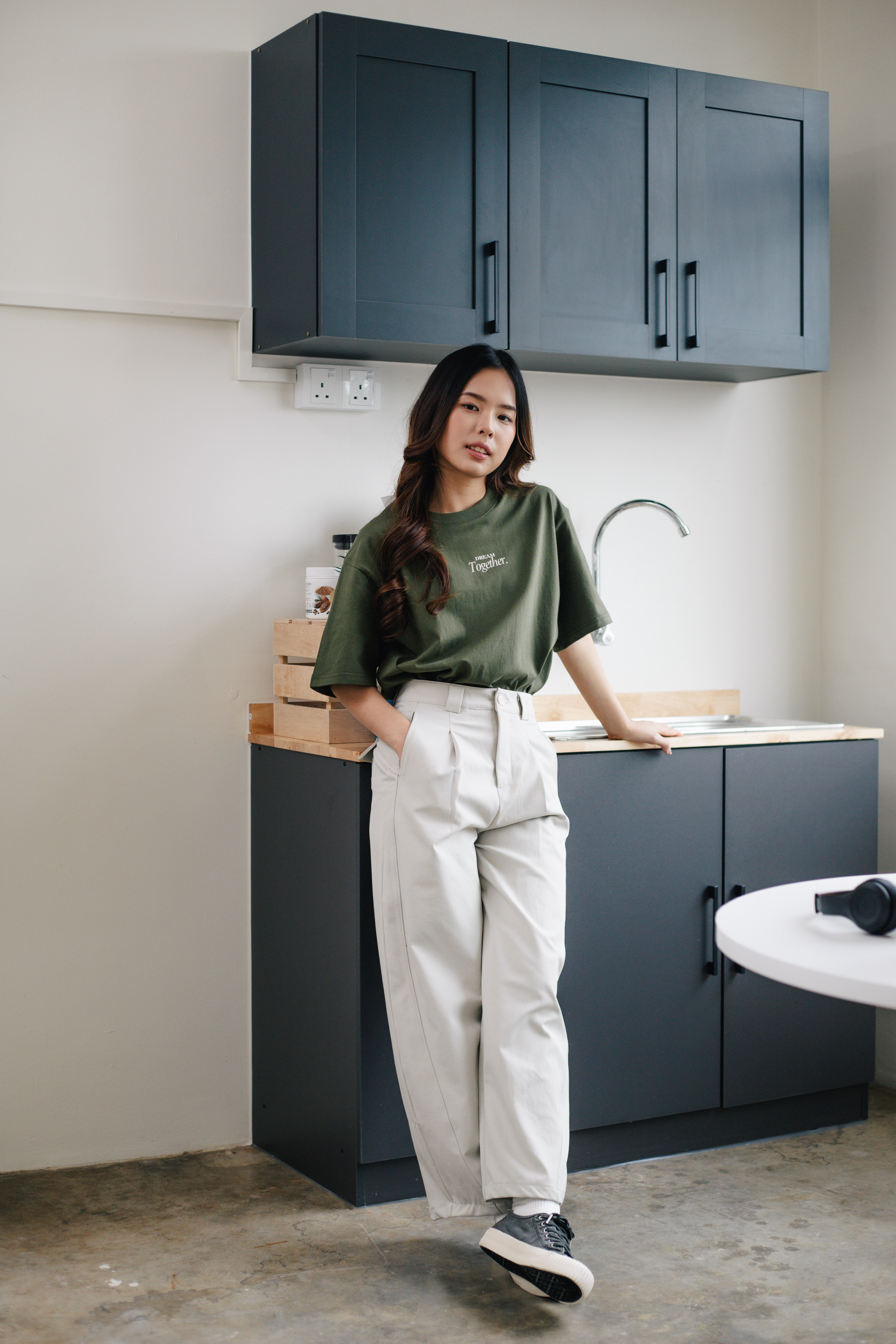 Dream Together Relaxed Tee Green (Unisex) -2645TSGRN