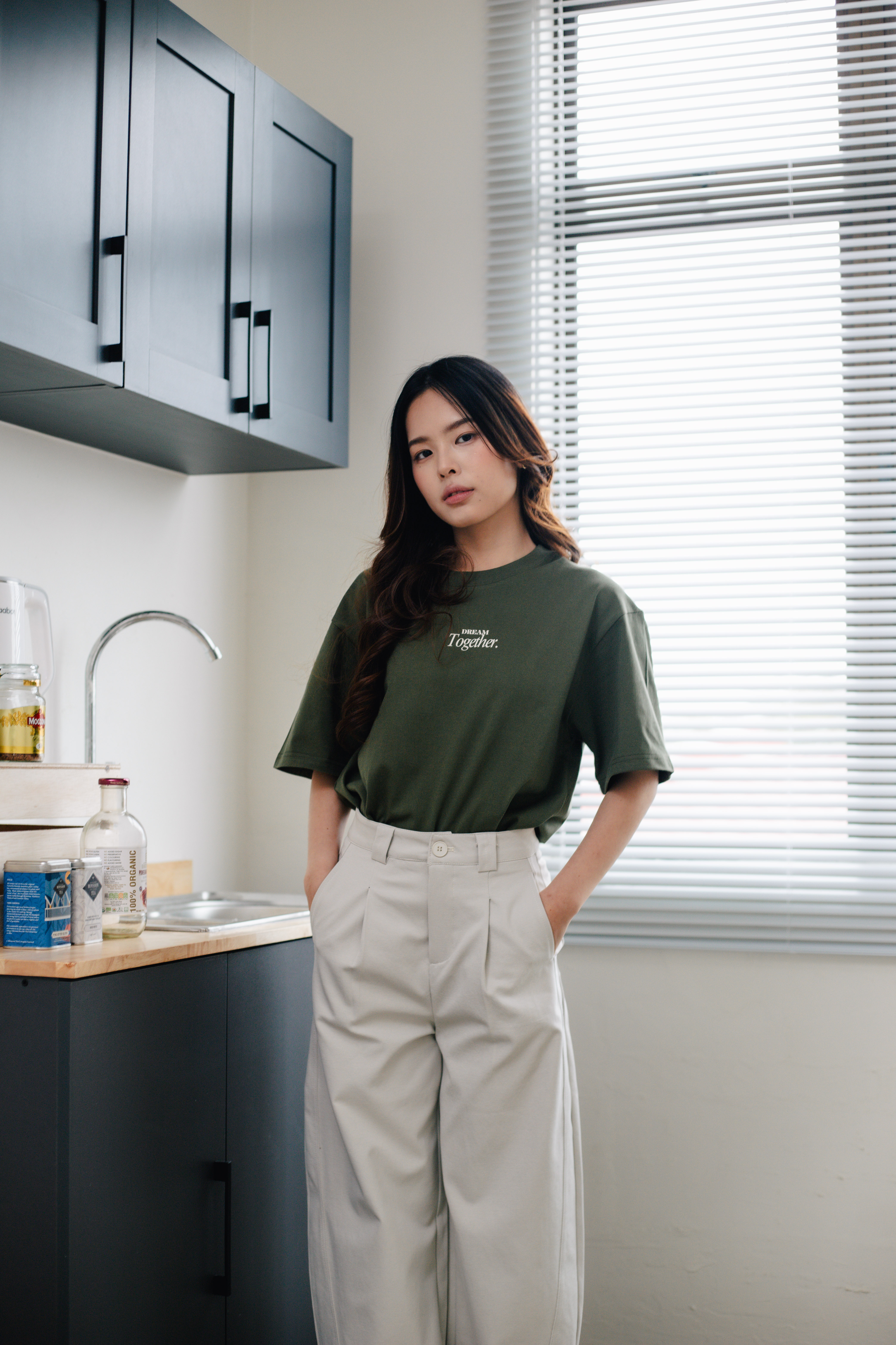 Dream Together Relaxed Tee Green (Unisex) -2645TSGRN