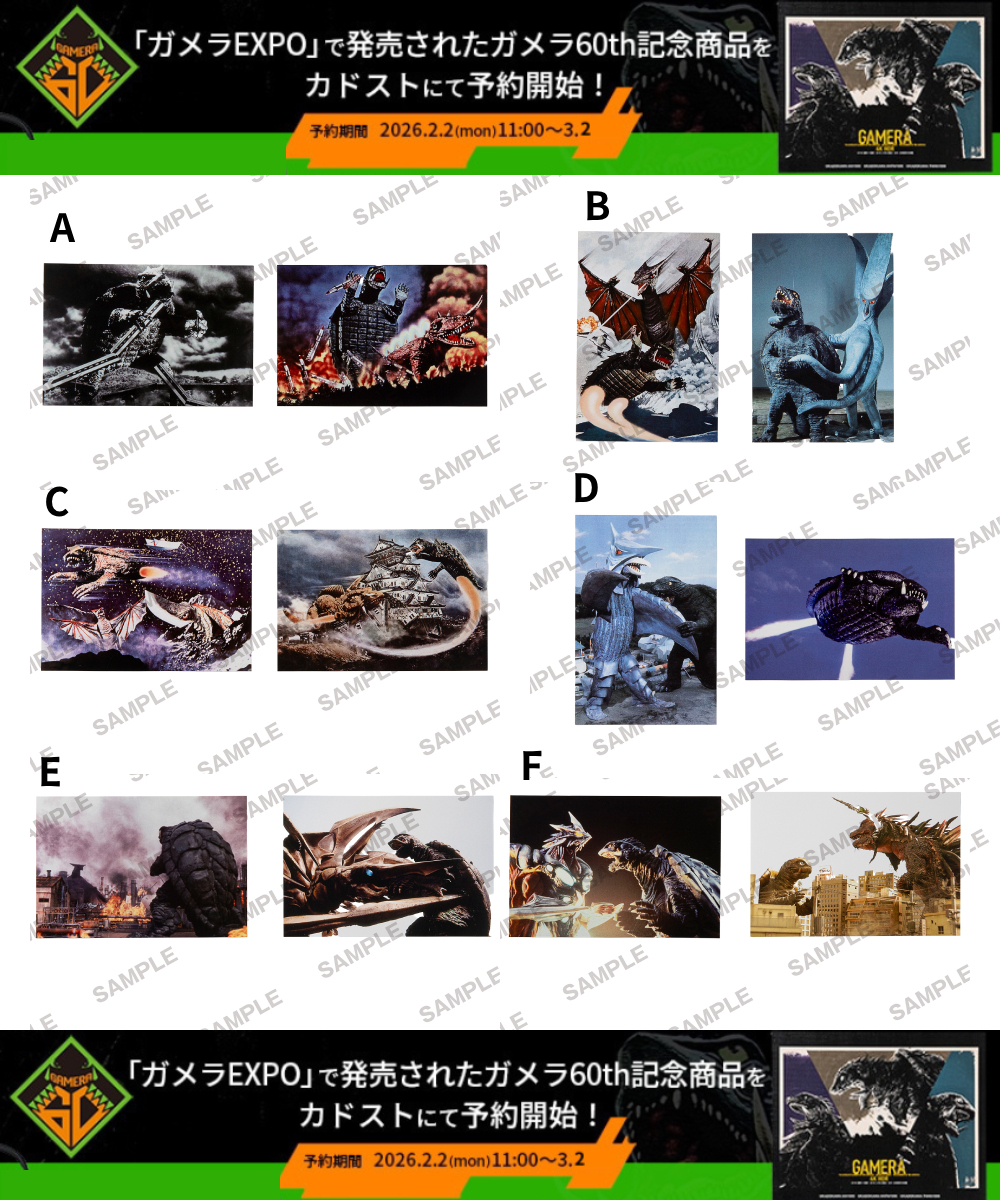 預購-卡美拉 60th紀念 明信片套組 系列【日本進口精品】