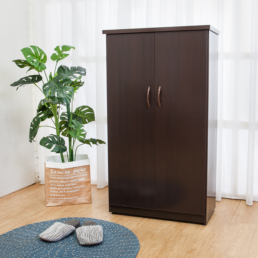 防潮防蛀 防水塑鋼2.2尺二門鞋櫃(六色可選)