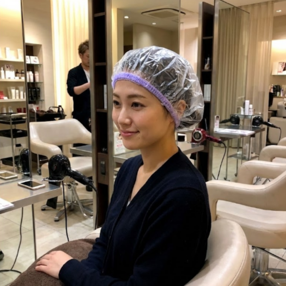 FLORA美髮用加厚浴帽 1入