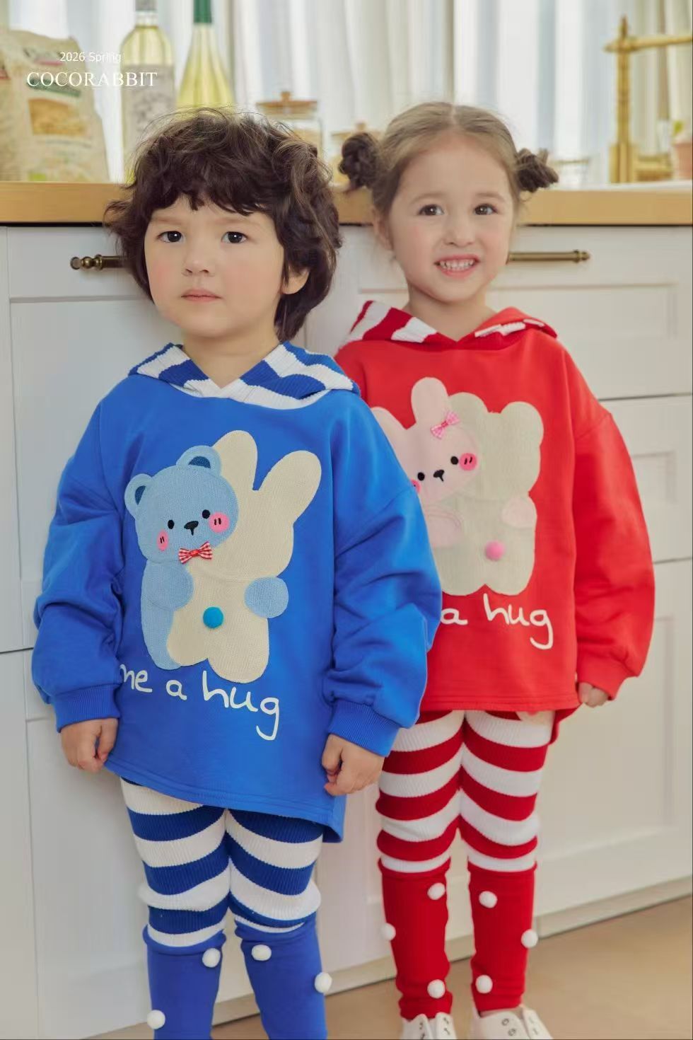 CRC02T005BL Coco Rabbit  藍色熊熊legging