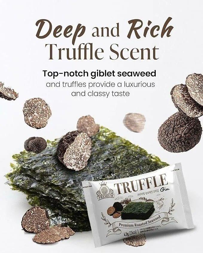 (4.5g x10包) 韓國熱賣 TRUFFLE GIM｜頂級松露 x 酥脆海苔Z970  (2-3星期寄出）