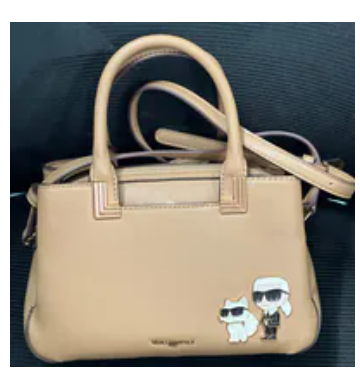 [S] KARL LAGERFELD VICUNA L5GEX5DY MERIBEL CROSSBODY, 198913917253 (SKL1459)
