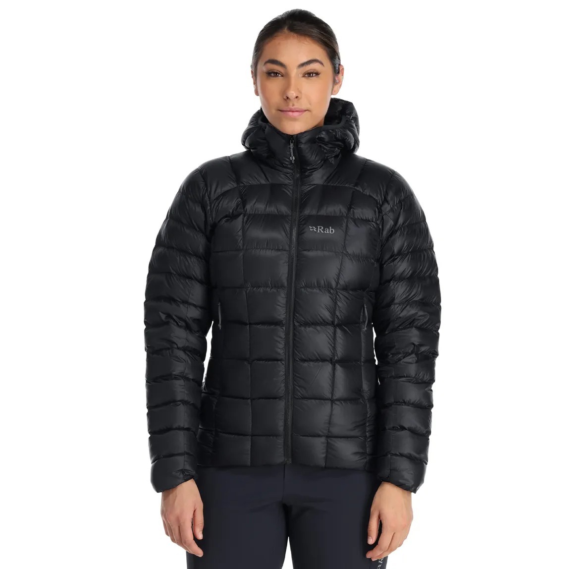 Rab Mythic Alpine Down Jacket 女款 神話輕量羽絨連帽外套 QDB-46-BLK 黑色 [HappyOutdoor]