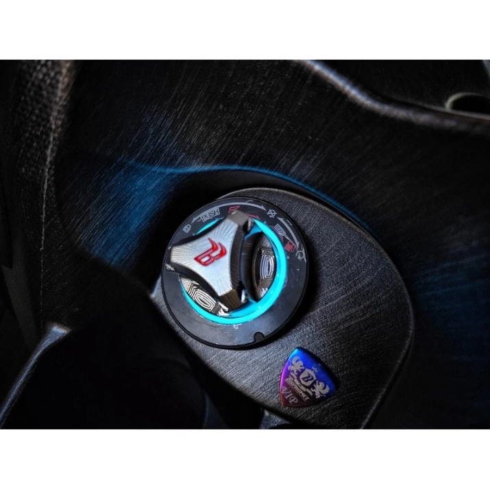 【巴風特 Bpahomet】SYM DRG 鋁合金 陽極 凹字 點漆 啟動開關旋鈕 造型 鑰匙頭 keyless 版 專用