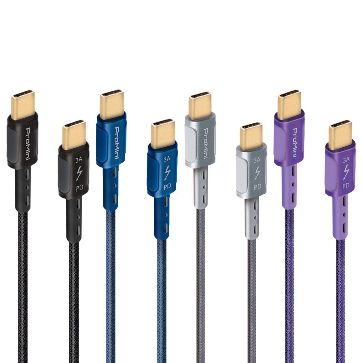 ProMini Type-C to Type-C 快充銅製 PD 數據傳輸線