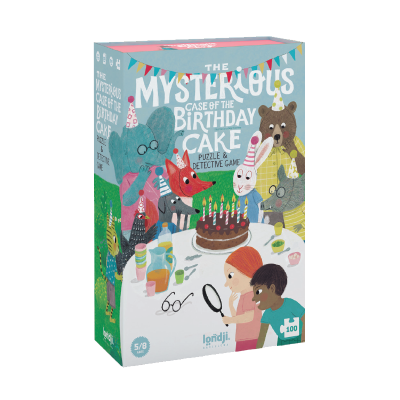 西班牙Londji 神祕生日蛋糕拼圖&益智遊戲