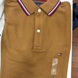 [S] TOMMY HILFIGER HIGHLAND KHAKI REGULAR FIT TOMMY WICKING POLO, 78J2653-203 (STH1543)