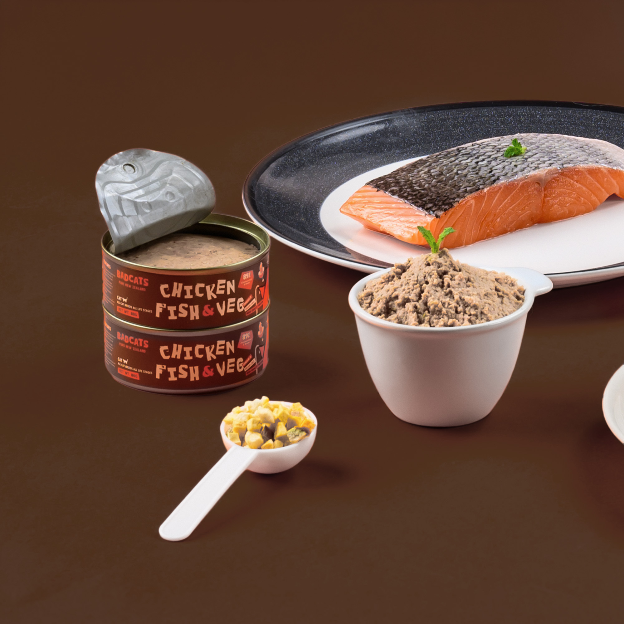 貓｜ 鮮肉主食罐 • 綜合口味120入組