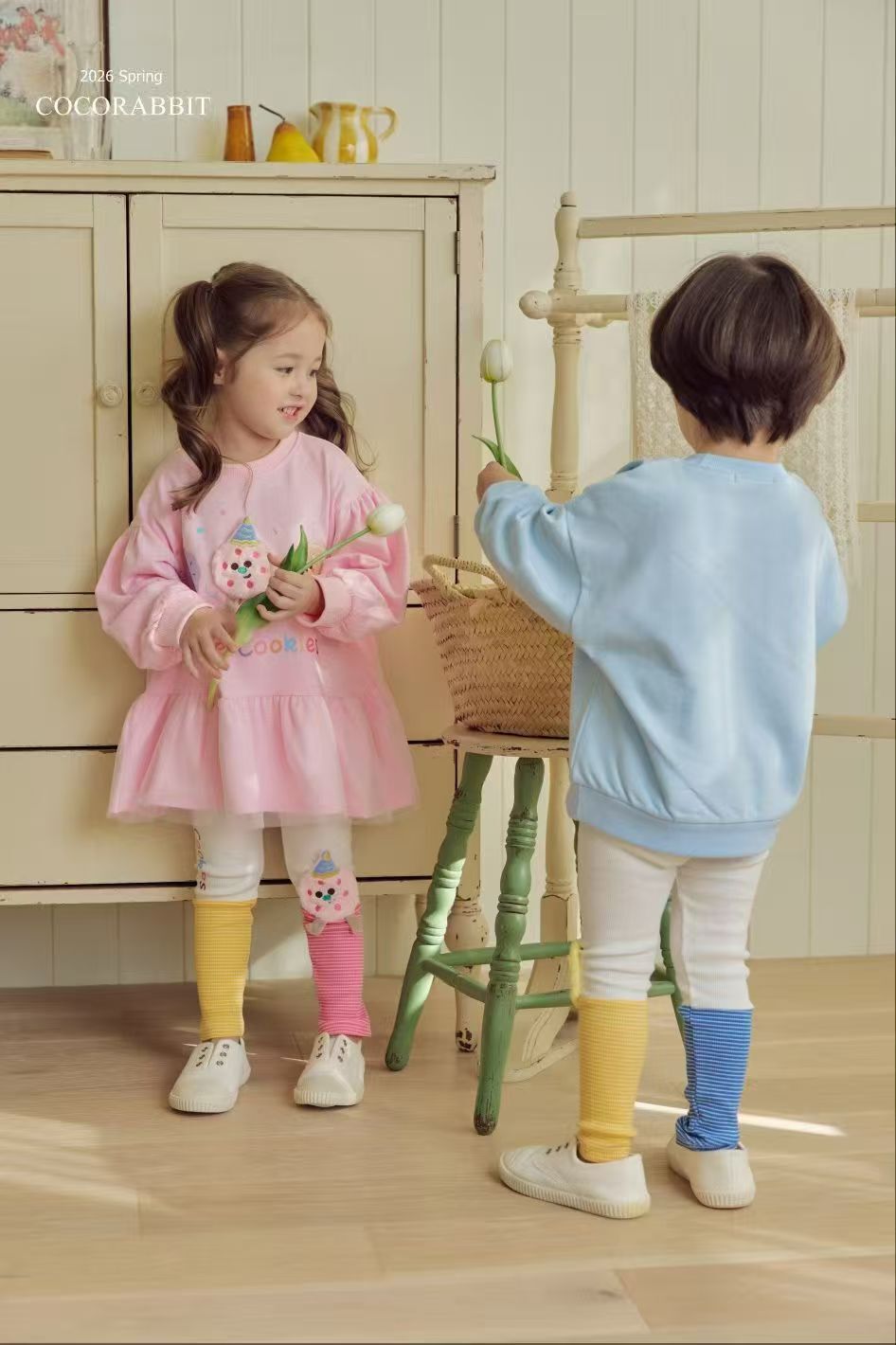 CRC02D012PK Coco Rabbit 粉色 cute cookie衛衣裙