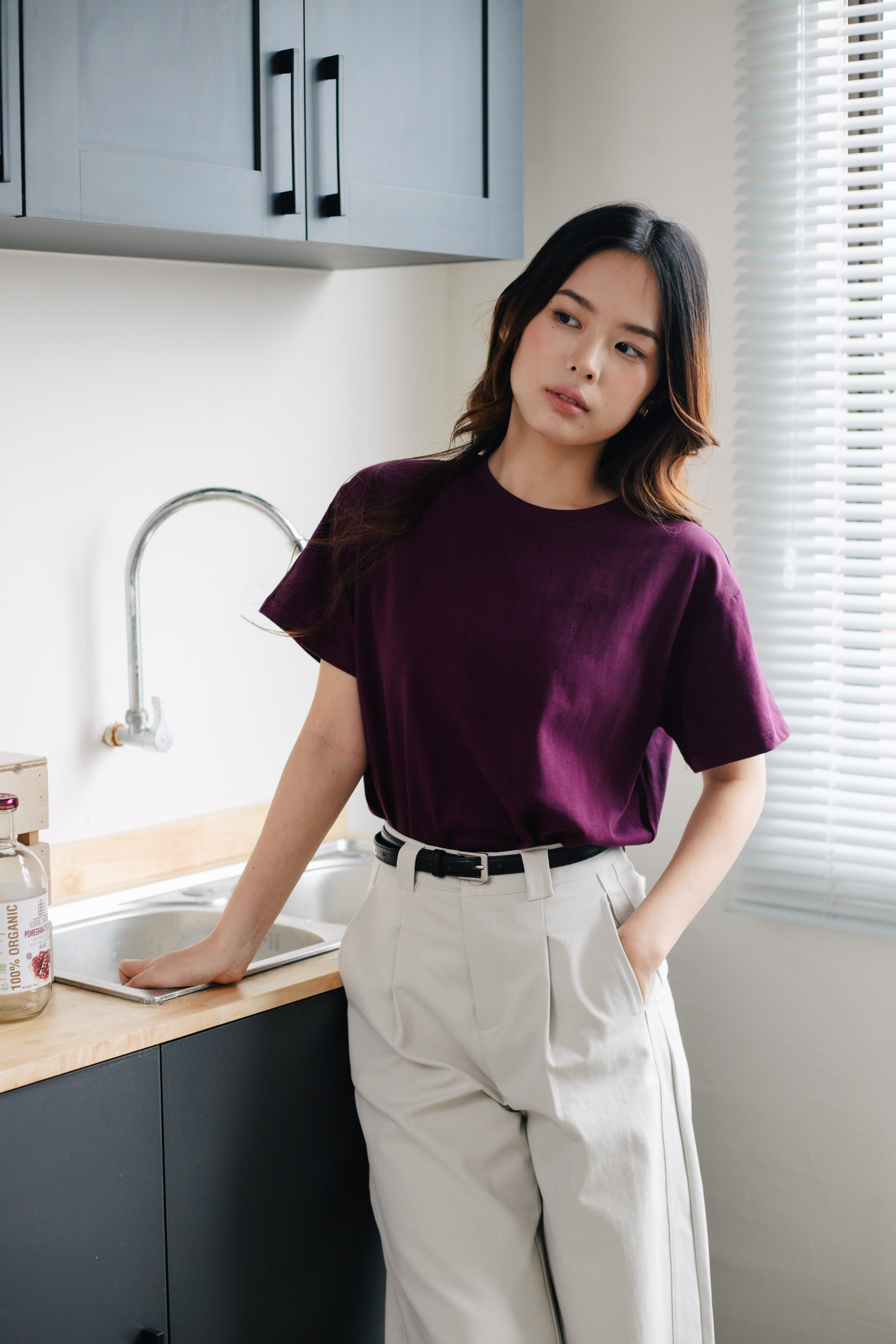 Koa Clean Cut Tee Purple-2638TSPUR