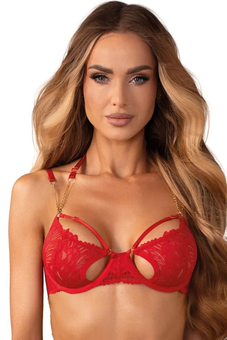 Obsessive - Matildea 輕薄透視鏈條裝飾情趣內衣套裝 - S/M/L/XL/XXL/XXXL