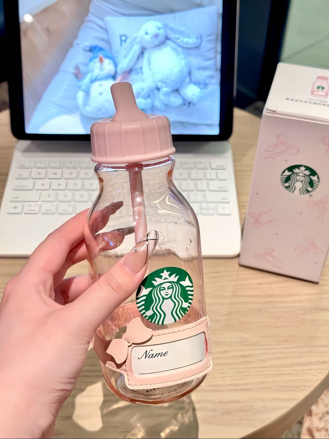 STARBUCKS 星巴克 星動告白系列 吸管杯 414ML