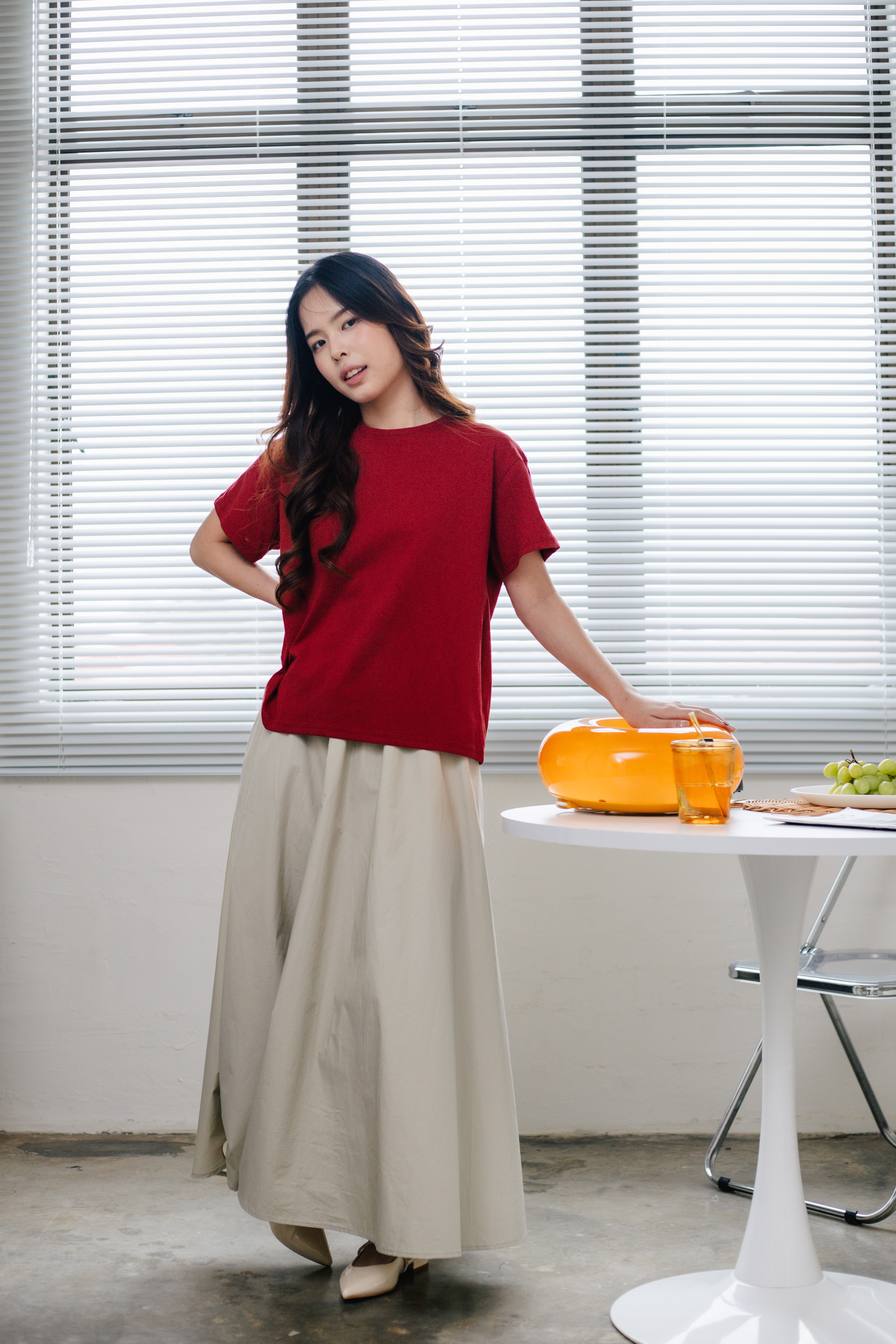 Koa Clean Cut Tee Red-2638TSRED