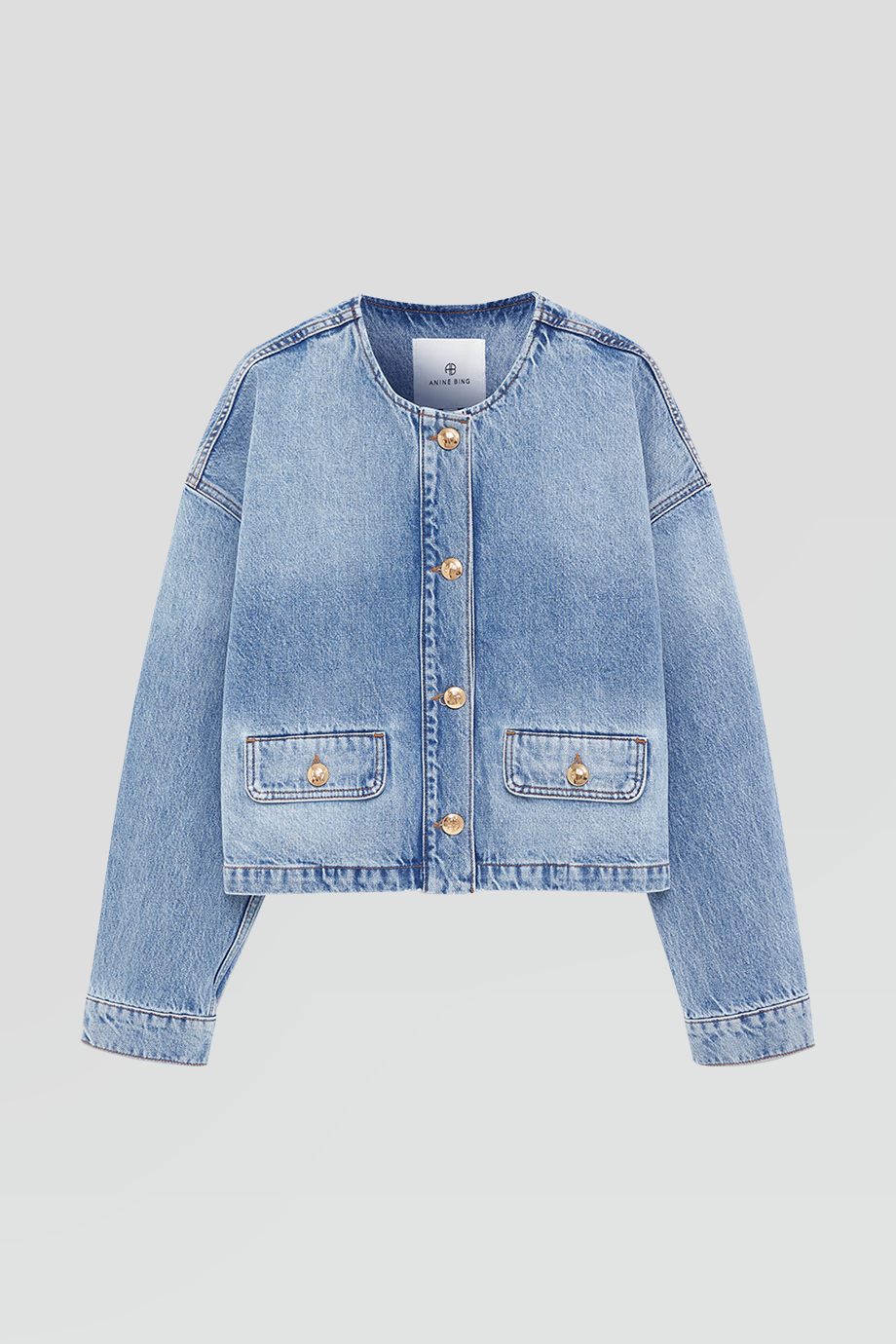 Anine Bing｜BLANCHE 圓領牛仔外套
