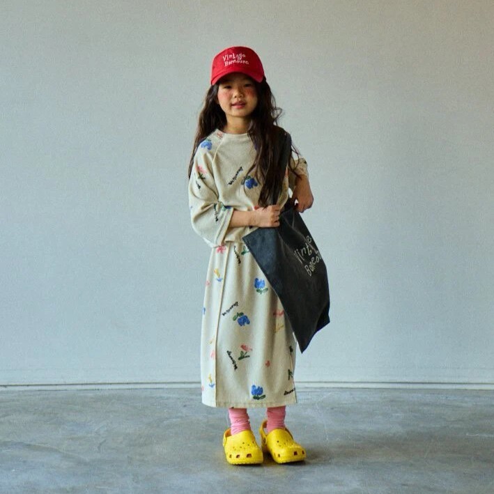 90-130 BN 棉質花朵上衣 2色