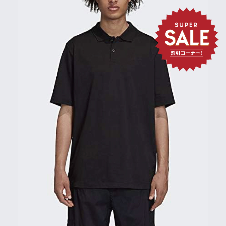 【 Y-3 M CL PIQUE POLO 棉質短袖上衣 - 黑 】