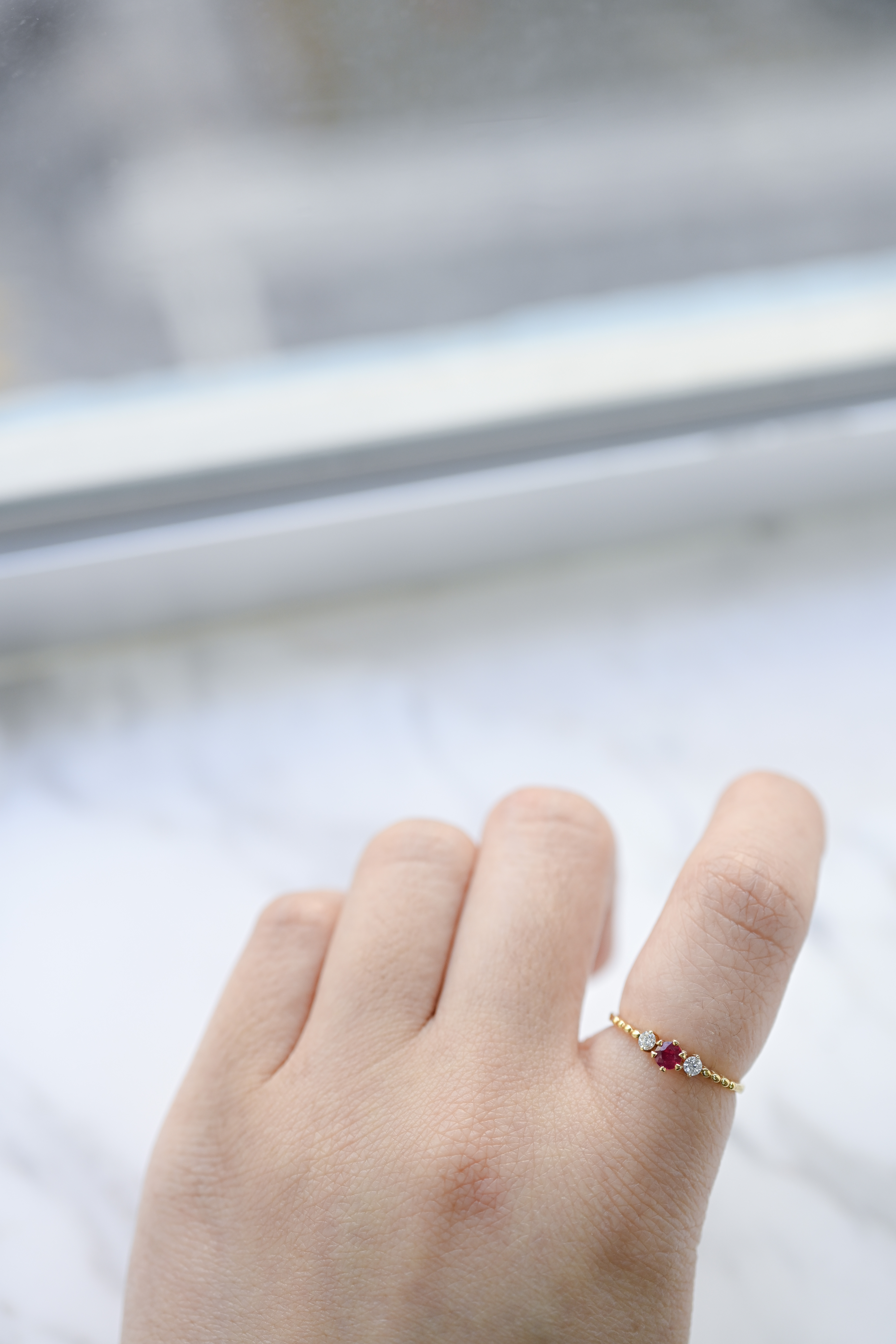 18K Classio Ruby Diamond Ring