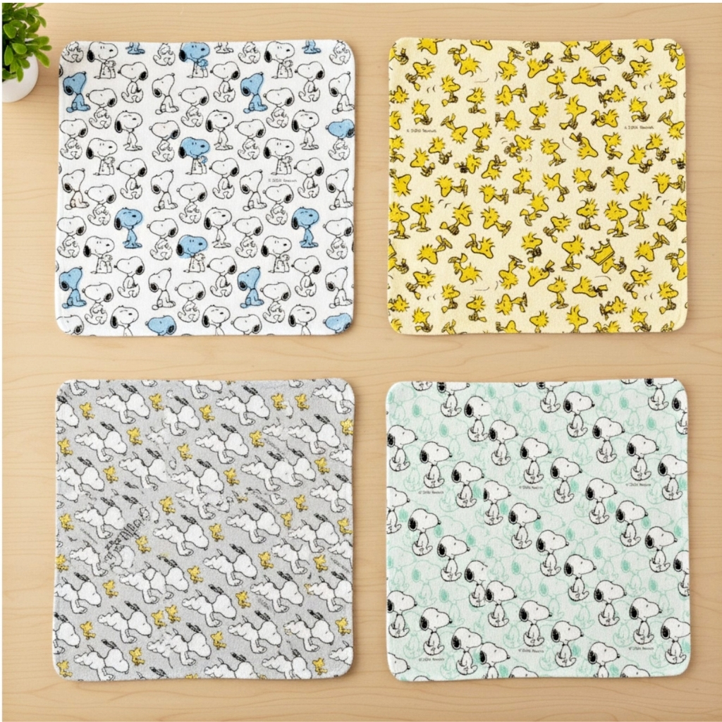 史努比 4P超細纖維廚房抹布(清潔布)