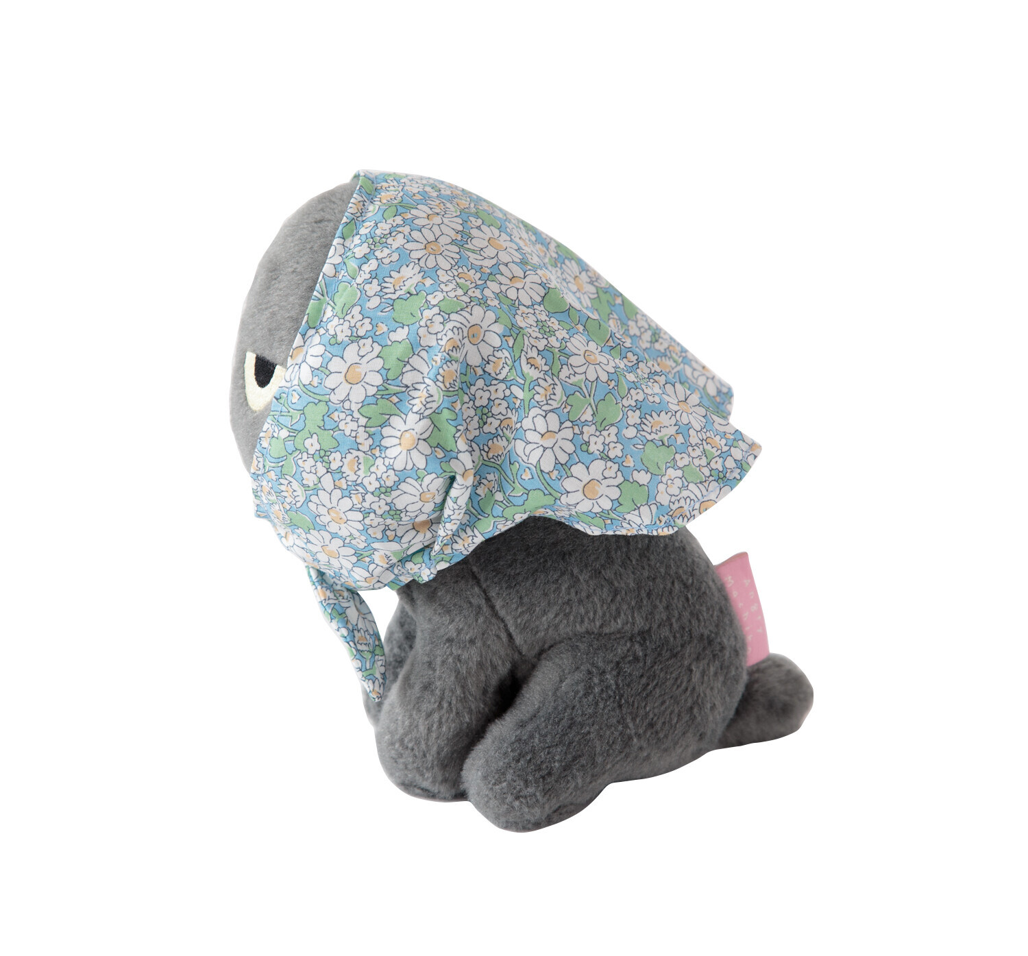 [Angry Machiko] 真知子藍色花帽毛公仔 16.5cm