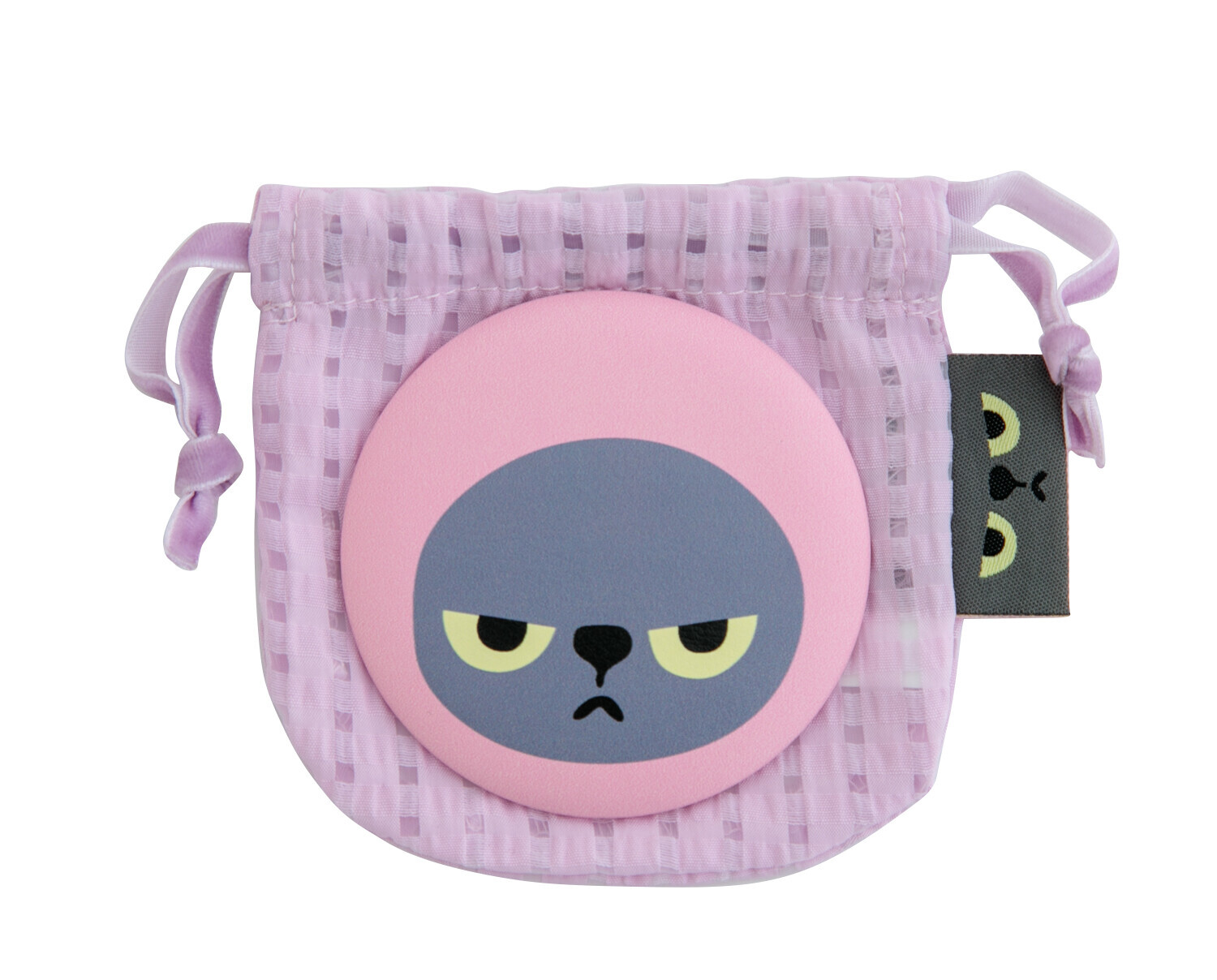 [Angry Machiko] 真知子鏡子配有可愛的格子抽繩袋