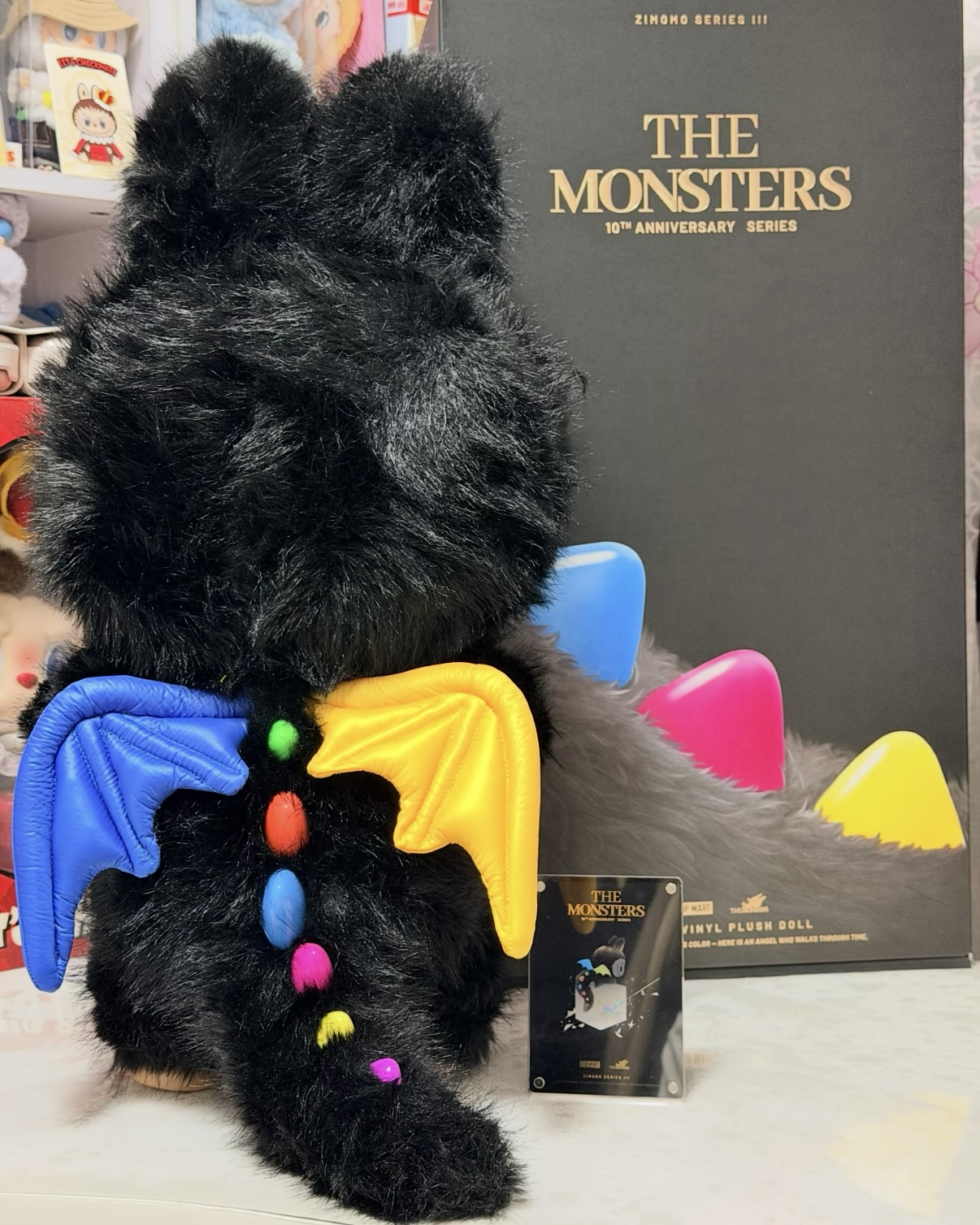 <官方正版>LABUBU Zimomo THE MONSTERS 十周年系列 搪膠 毛絨公仔 58cm