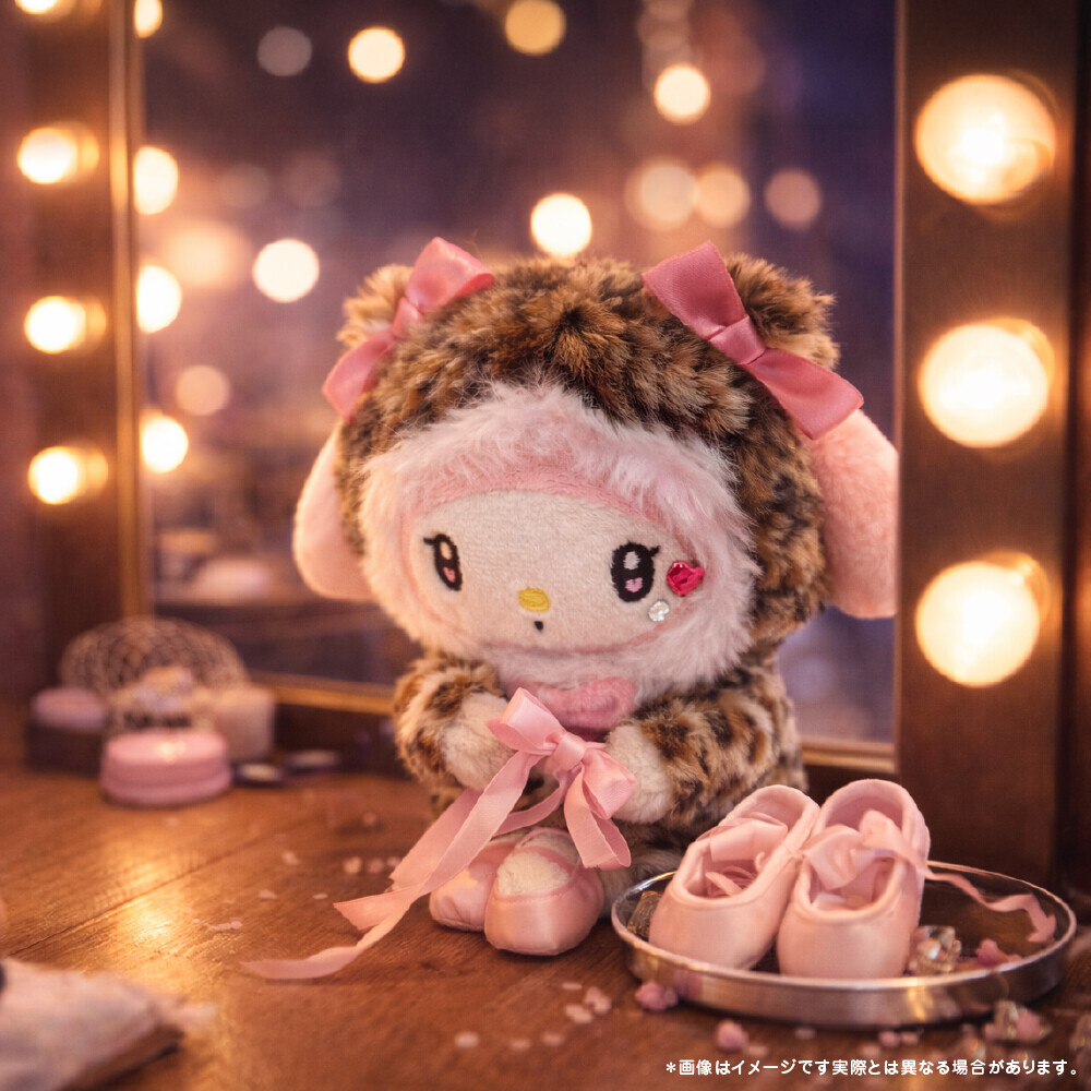 [SANRIO] MY MELODY 公仔吊飾 (豹紋造型系列)